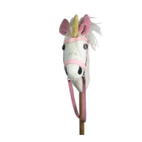 Bio Steckenpferd Einhorn – Handgefertigt, Bio-Baumwolle, kbA GOTS — Ansicht 6