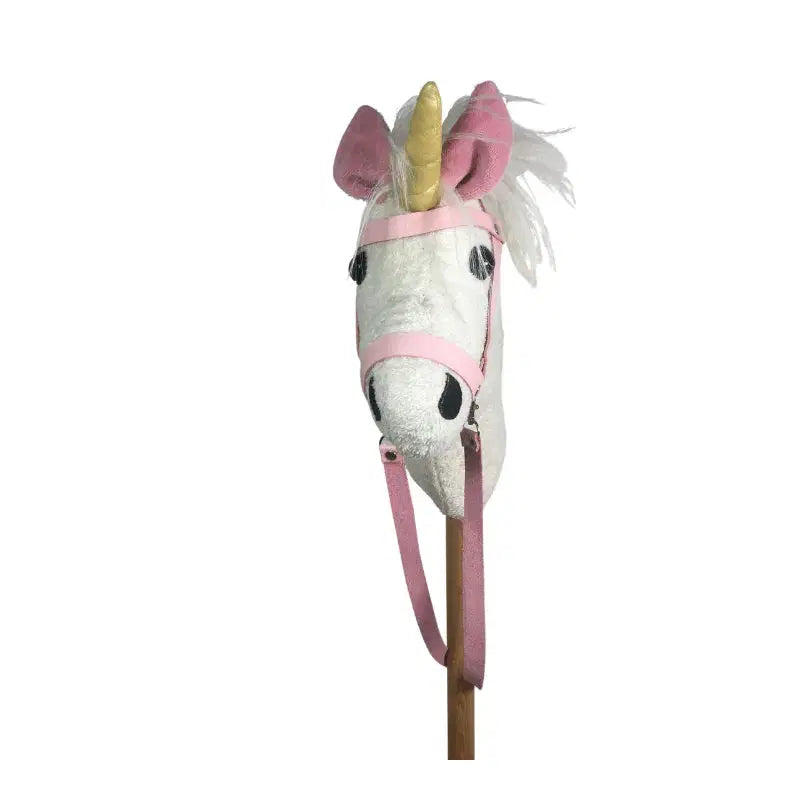 Bio Steckenpferd Einhorn – Handgefertigt, Bio-Baumwolle, kbA GOTS — Ansicht 6