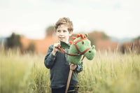 Bio Stick Dragon "Tattie" Handmade Germany - Green 90-112 cm — Ansicht 2