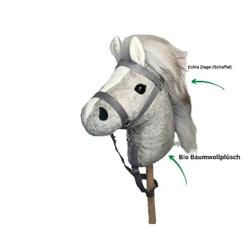 Organic Hobby Horse Gandalf – Handmade from Organic Cotton — Ansicht 3