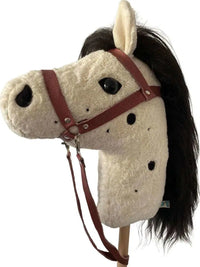 Organic Hobby Horse Dottie – 100% organic cotton (kbA), pure wool filling, handmade in Germany — Ansicht 6
