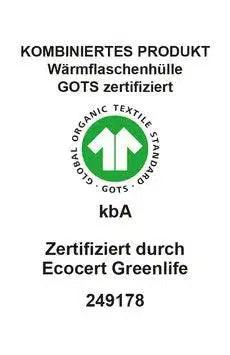 Bio Wärmflasche Faultier – Bio-Baumwolle (kbA) & Naturkautschuk 800 ml
