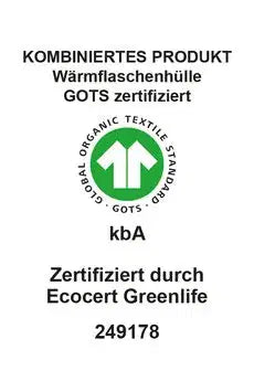 Bio Wärmflasche Rabe 800ml – Naturkautschuk & Bio-Baumwolle Handgefertigt — Ansicht 5