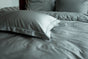 Plain Duvet Cover Set Black Sand – 100% Cotton Sateen 300 TC, Easy Iron
