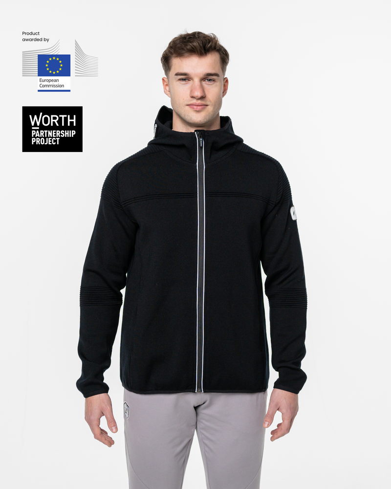 MerinoTech Vest Black | TouchLink® Technology | Mulesing-free Merino wool — portance