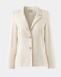 Blazer Sustainable Organic Linen Gabi White | Classic Design | EU Production