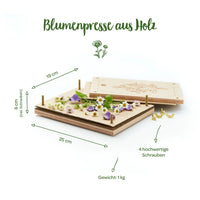 Flower Press Beechwood Handmade 190×250 mm — Ansicht 8