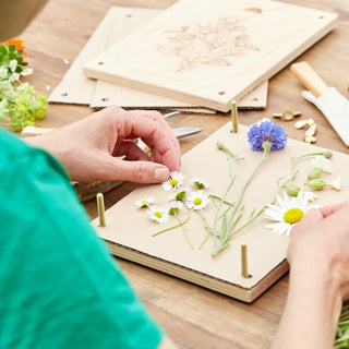 Blumenpresse – Handgefertigt | Buchenholz | Großformat 190x250mm