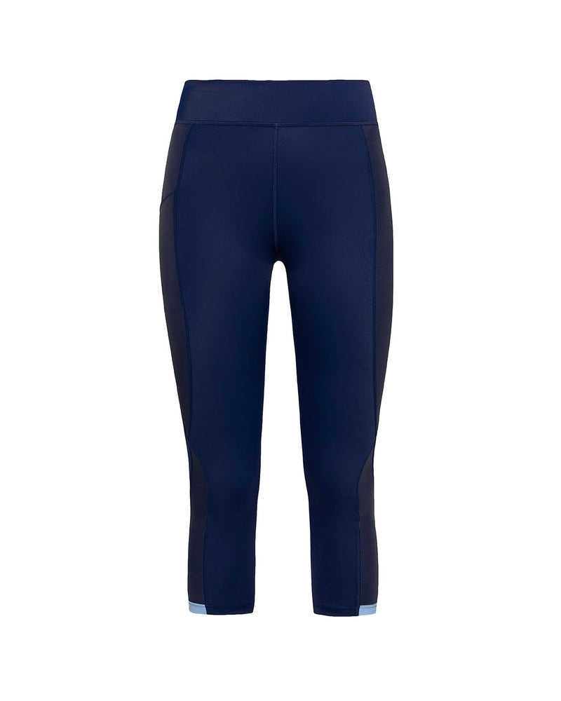 Honolulu 3/4 Leggings Night Blue High Waist Side Pocket — Ansicht 5