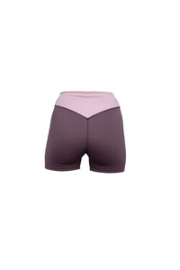 Oban Shorts – Purple Gray/Rose | ECONYL® | High-Rise — Ansicht 6