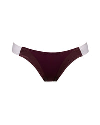 Tonga Bikini Bottoms Aubergine – 100% ECONYL® Recycled, Quick-Drying — Ansicht 4