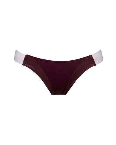 Tonga Bikini Bottoms Aubergine – 100% ECONYL® Recycled, Quick-Drying