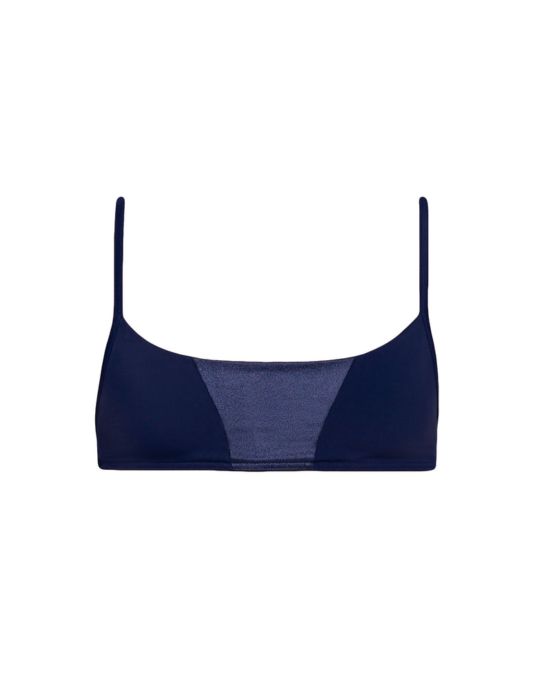 Tonga Bikini Top Nachtblau – ECONYL® Recycled Nylon — Ansicht 5