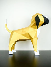 Papertrophy® 3D Decorative Figure Boxer FSC Paper Handmade Germany — Ansicht 2