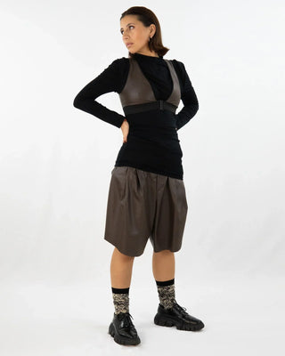 Bra-Top CHOC – BH-Top mit Cut-Out & Lederoptik