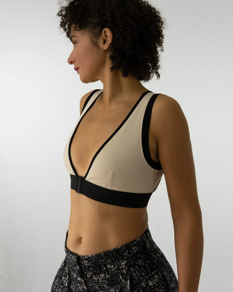 KNIL Bra-Top Bio-Baumwolle Rücken-Cut-Out — Ansicht 2