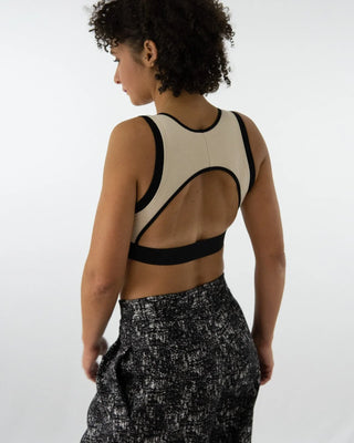 KNIL – Bra-Top mit Rücken-Cut-Out | Bio-Baumwolle | Made in Berlin