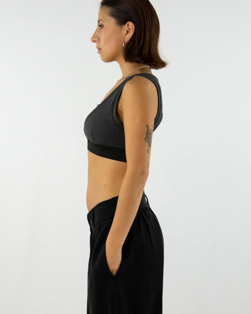 GRIB Bra-Top Bio-Baumwolle Rücken-Cut-Out Berlin — Ansicht 4