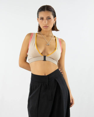 TRICO – Bra-Top mit Rücken-Cut-Out | customized fit | Bio-Baumwolle | Made in Berlin
