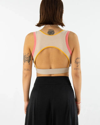 TRICO – Bra-Top mit Rücken-Cut-Out | customized fit | Bio-Baumwolle | Made in Berlin