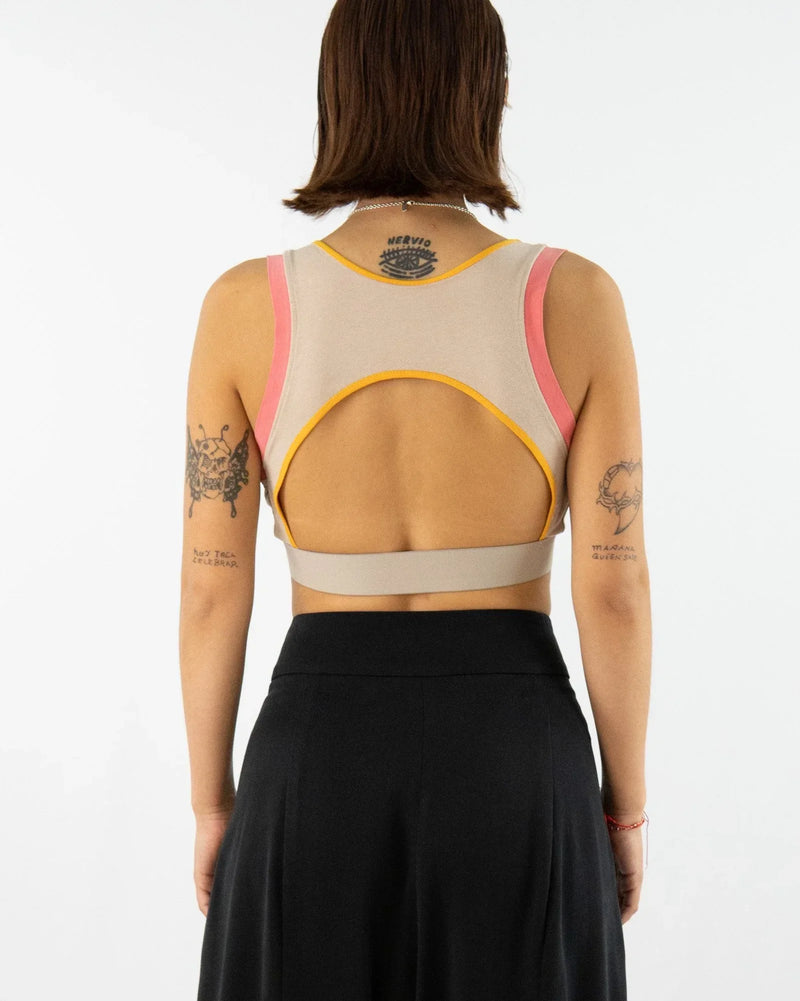 TRICO Bra-Top mit Rücken-Cut-Out – Bio-Baumwolle, customized fit, Made in Berlin — Ansicht 5