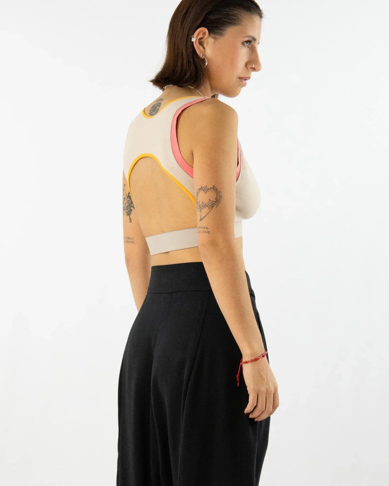 TRICO Bra-Top mit Rücken-Cut-Out – Bio-Baumwolle, customized fit, Made in Berlin — Ansicht 4
