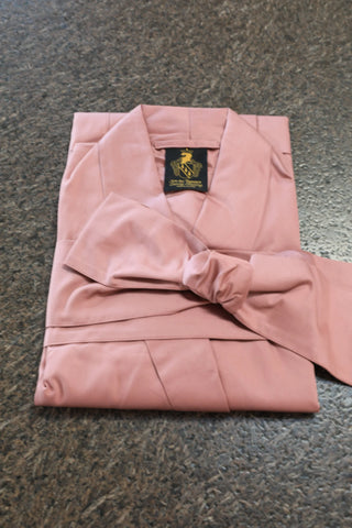 Satin Kimono Clay – 100% mercerisierte Baumwolle Satin | Schweizer Qualität | Seidig glänzend