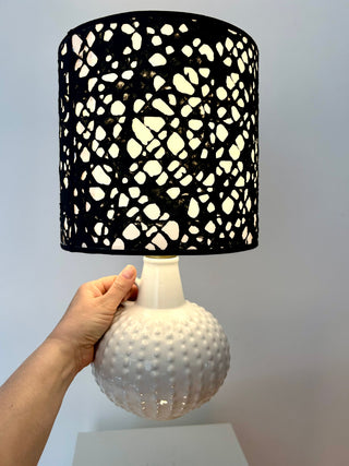 Seltene Jasba Tischlampe mit Japanschirm