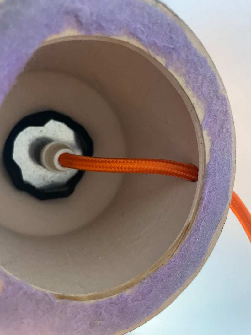 70er Jahre Keramiklampe mit Pop Art String-Schirm — Ansicht 12