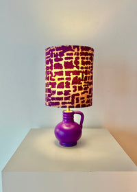 Marei Vase Model 7300 as a Cordless LED Table Lamp – Plum Noir — Ansicht 1