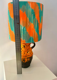 Kabellose Vasenlampe aus West German Pottery – Fat Lava Krug | Pop Weave Collection — Ansicht 14