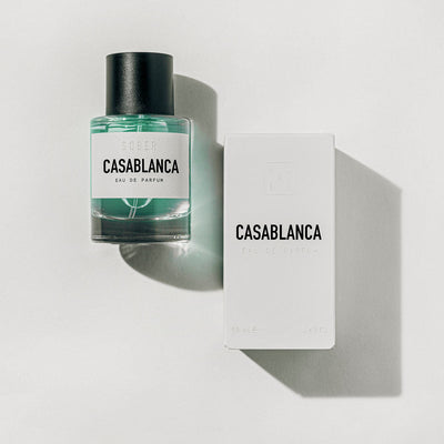 sober CASABLANCA Eau de Parfum 50 ml – Unisex Duft mit Grünem Apfel & Tonkabohne