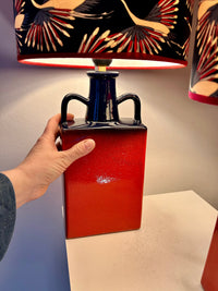 Walter Brecht Vasenlampen Paar mit japanischen Kranich-Schirmen – 1970er WGP — Ansicht 7