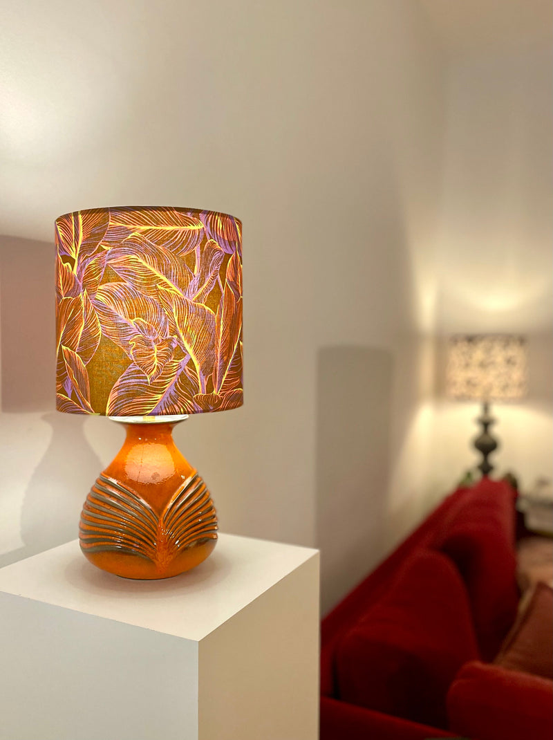 Upgecykelte Vasenlampe aus Cari Zalloni Vase von Fohr - West German Pottery — Ansicht 6
