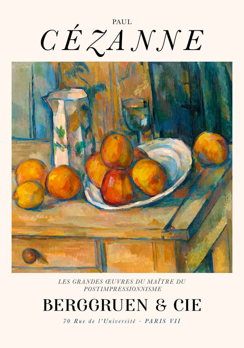 Still Life with Milk Jug Art Exhibition Poster – Paul Cézanne Kunstdruck — Ansicht 4