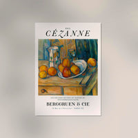Still Life with Milk Jug Art Exhibition Poster – Paul Cézanne Kunstdruck — Ansicht 3