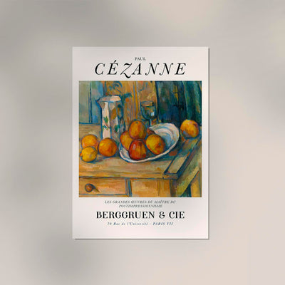 Still Life with Milk Jug Art Exhibition Poster – Paul Cézanne Kunstdruck