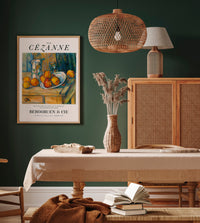 Still Life with Milk Jug Art Exhibition Poster – Paul Cézanne Kunstdruck — Ansicht 2