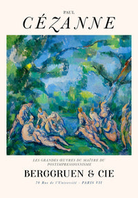 The Bathers by Paul Cézanne Exhibition Poster – Fine Art Print UV-resistent — Ansicht 4
