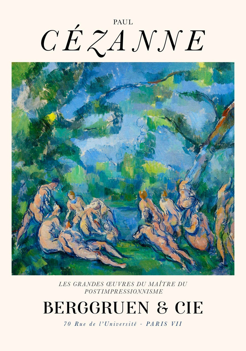 The Bathers by Paul Cézanne Exhibition Poster – Fine Art Print UV-resistent — Ansicht 4