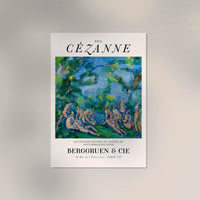 The Bathers by Paul Cézanne Exhibition Poster – Fine Art Print UV-resistent — Ansicht 3