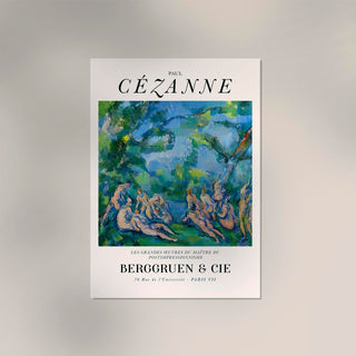 The Bathers by Paul Cézanne Exhibition Poster – Fine Art Print | UV-resistent | Postimpressionistische Kunst