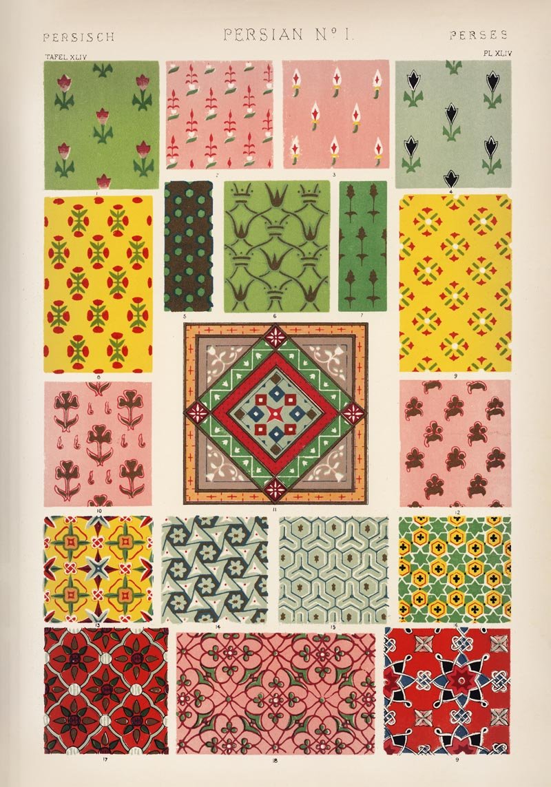 Persian No. 1 Poster – Owen Jones Art Print Pattern — Patroa Studio