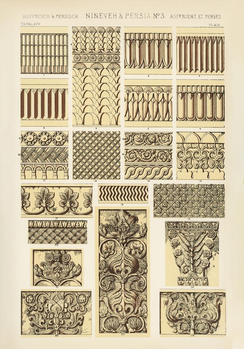 Nineveh & Persia No. 3 by Owen Jones – Art Print Berlin — Patroa Studio