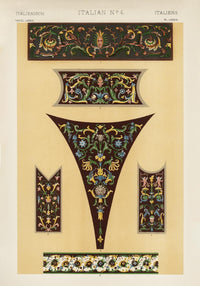 Italian No. 4 by Owen Jones - Art Print Poster Mosaic Ornament — Ansicht 1