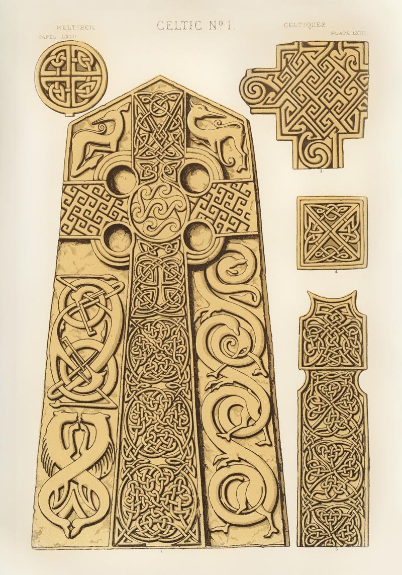 Celtic Nr 1 B Poster von Owen Jones – Handdruck Berlin — Patroa Studio