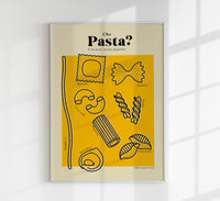 Che Pasta Chart Graphic Art Poster – Infografik Fine Art Print — Ansicht 1