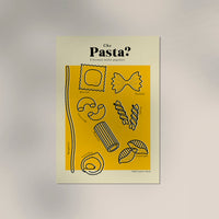 Che Pasta Chart Graphic Art Poster – Infografik Fine Art Print — Ansicht 3