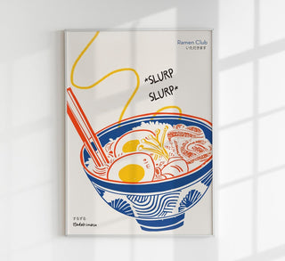 Ramen Club Graphic Art Poster – Fine Art Print | Japanisches Design | Atelierdruck Berlin