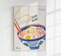 Ramen Club Graphic Art Poster – Fine Art Print Japanisches Design Atelierdruck